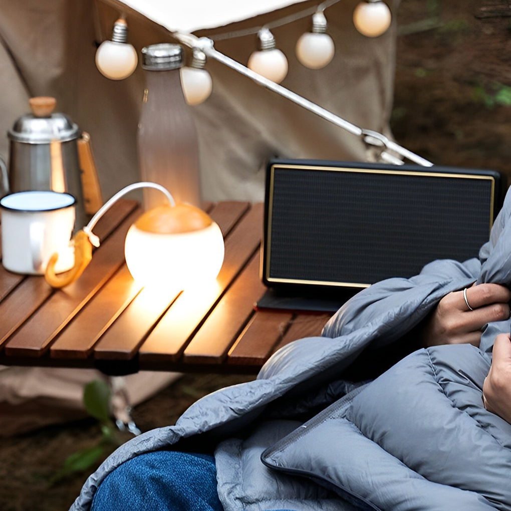 Round LED Dimmable USB Rechargeable Modern Portable Camping Lights - Lamp Outdoor