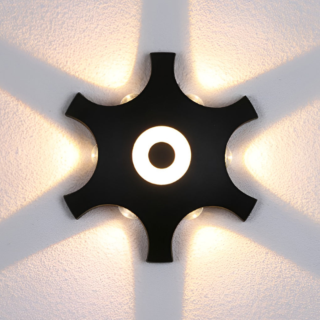 Flower Shaped LED Waterproof Nordic Wall Washer Lights Wall Sconces Lighting - Lamp Outdoor
