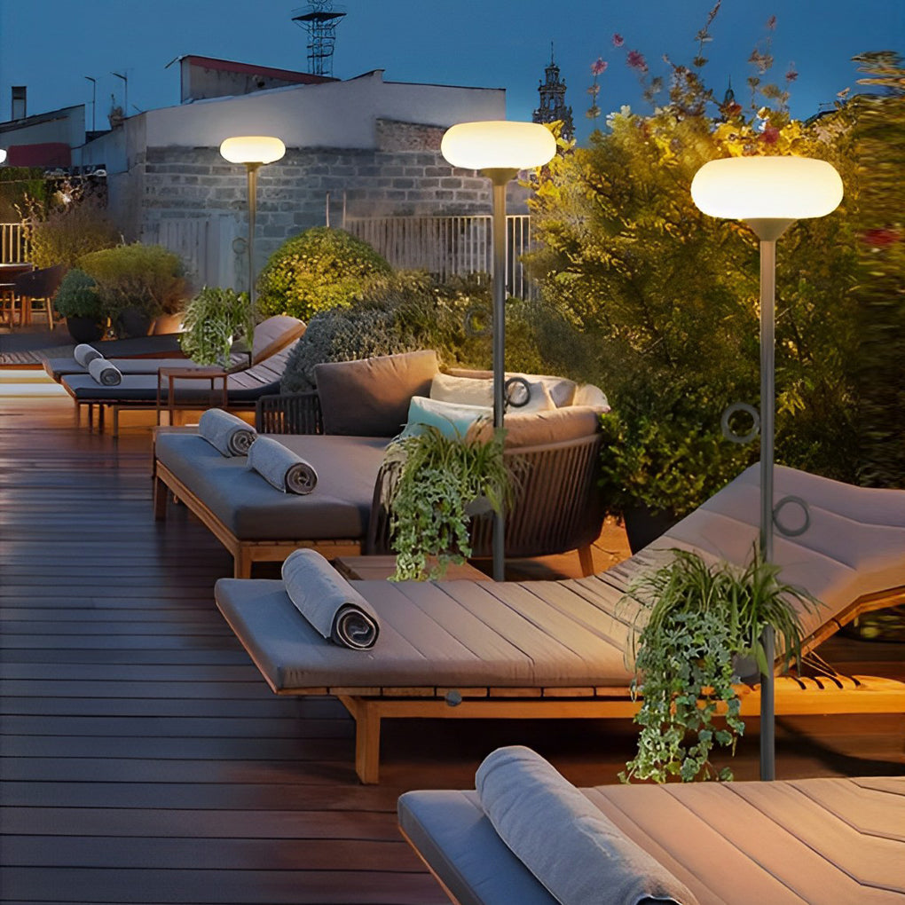 Remote Control LED Outdoor Rod Floor Accent Lamp - Lamp Outdoor