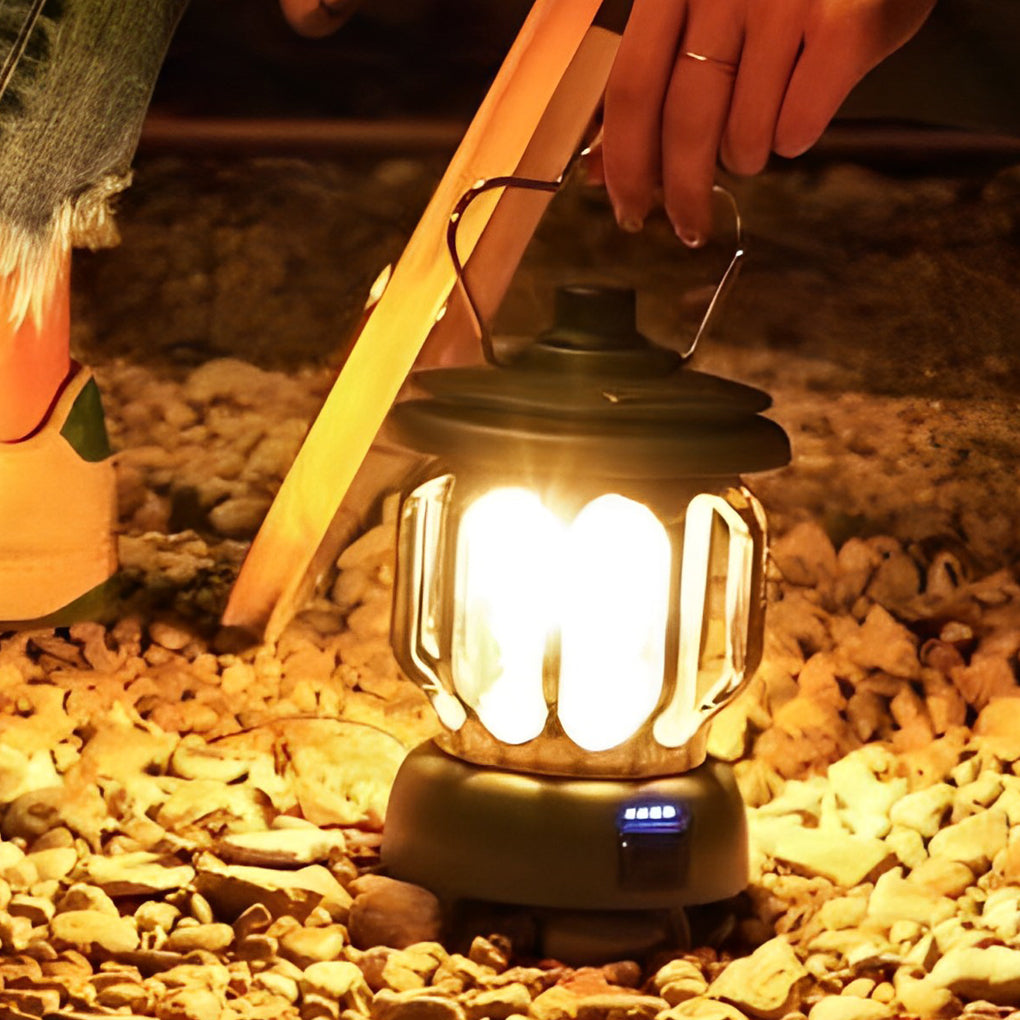 Portable Multi-function LED Waterproof Rechargeable Outdoor Lanterns - Lamp Outdoor
