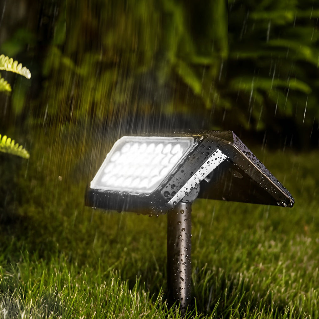 2PCS Waterproof IP65 LED Black Modern Solar Lights Outdoor Lawn Lamp - Lamp Outdoor