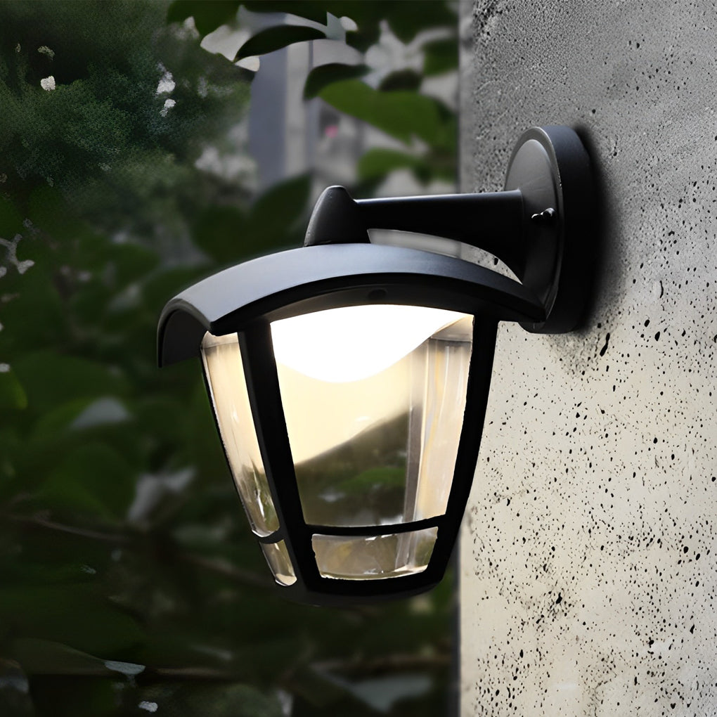 Retro Waterproof Black Vintage Outdoor Wall Lamp Plug in Wall Sconce Lighting - Lamp Outdoor