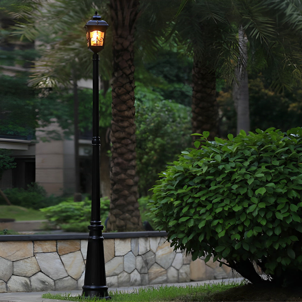 Retro Minimalist LED Waterproof European Style Garden Lamp Post Lights - Lamp Outdoor