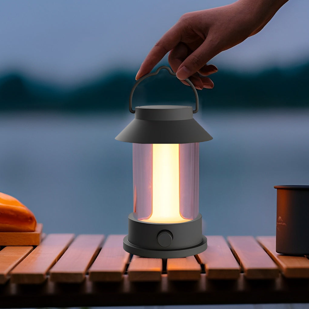 Portable Waterproof Dimmable LED USB Rechargeable Outdoor Lanterns - Lamp Outdoor