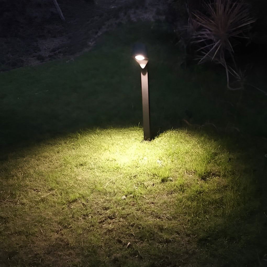 Sleek Black 10W LED Pathway Light Minimalist Outdoor Waterproof Lighting - Lamp Outdoor