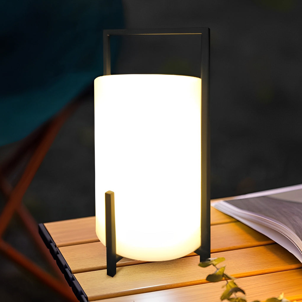 Portable Waterproof LED Remote Rechargeable RGB Solar Outdoor Lanterns - Lamp Outdoor