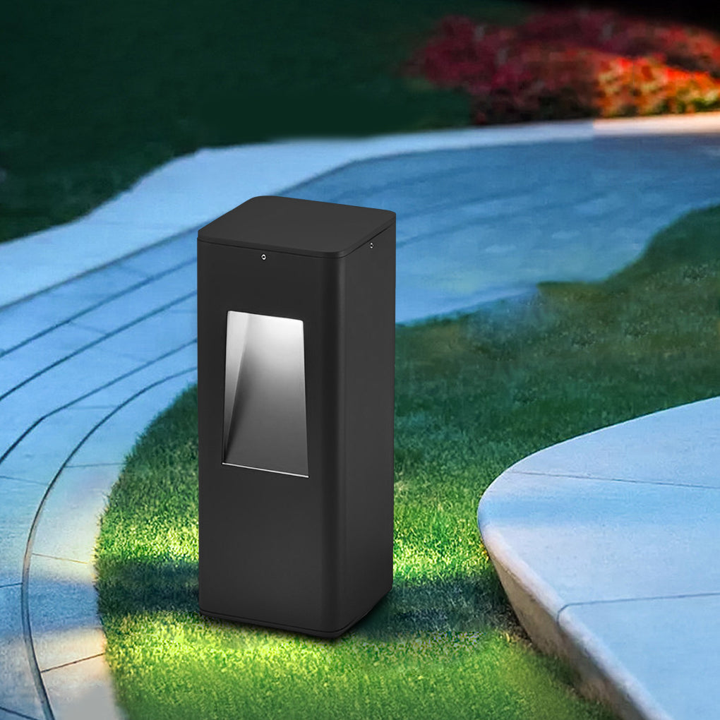 Modern LED Aluminum Pathway Lights with Front Slide Durable Outdoor Illumination - Lamp Outdoor