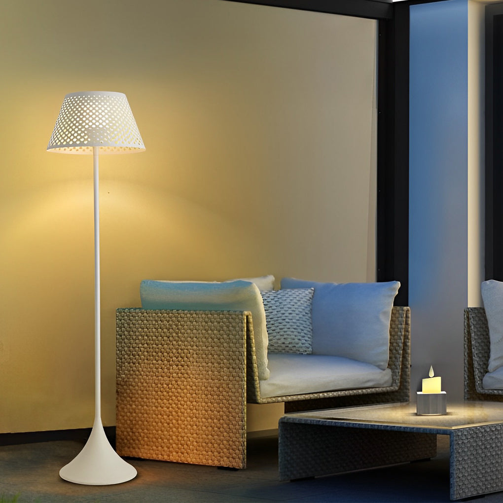 1-light Mesh Outdoor Floor Lamp - Lamp Outdoor