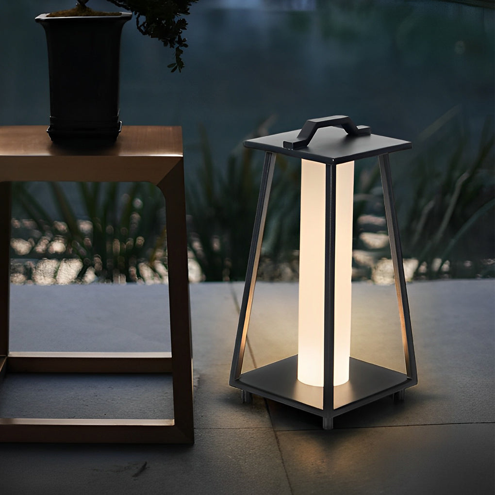 Portable Waterproof LED Removable Black Modern Outdoor Floor Lamp - Lamp Outdoor