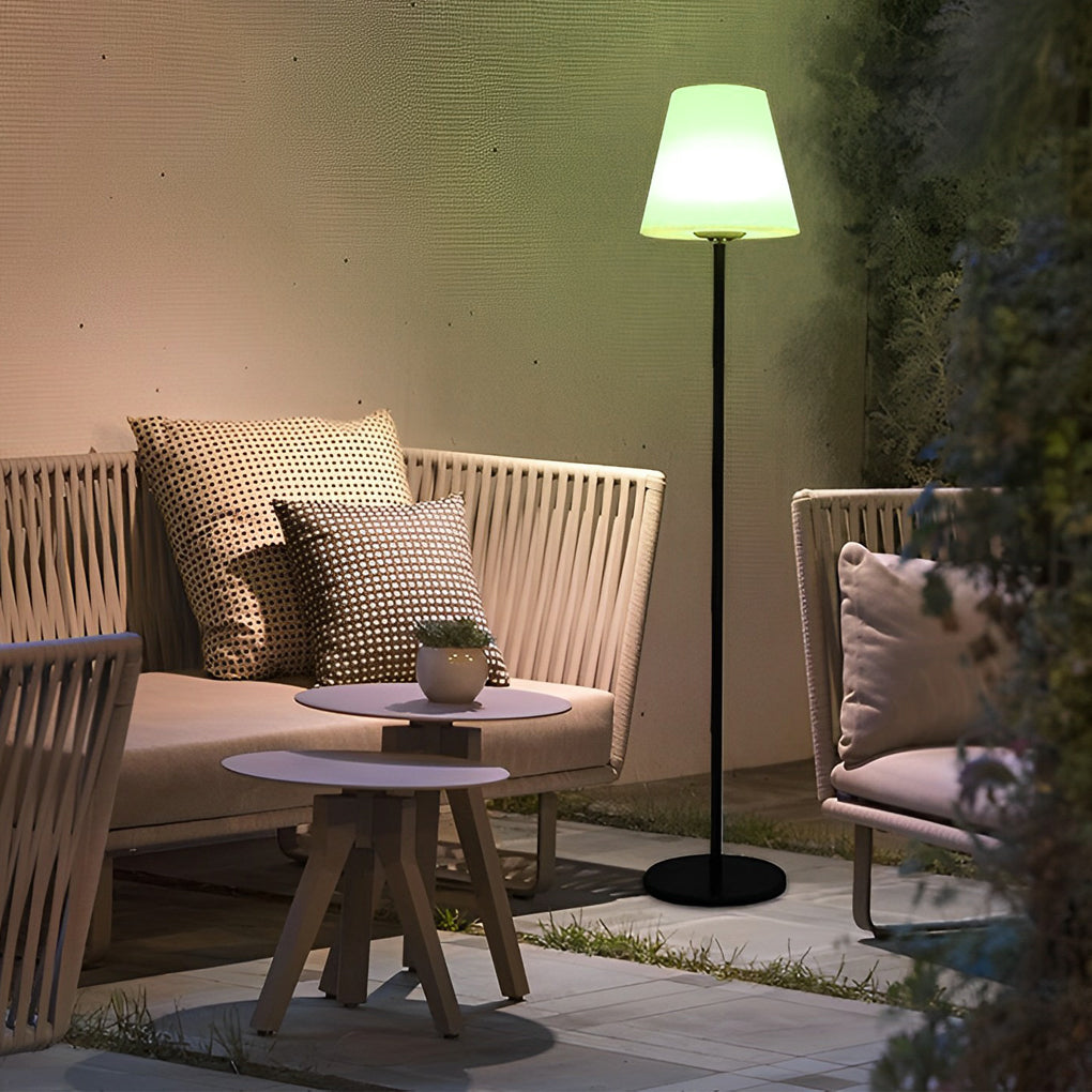 60 inch Modern App Control Outdoor LED Solar Floor Lamp - Lamp Outdoor