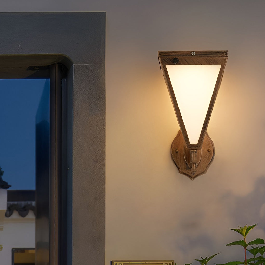 Industrial Tapered Dimmable Plug-in Solar Waterproof LED Outdoor Wall Lighting - Lamp Outdoor