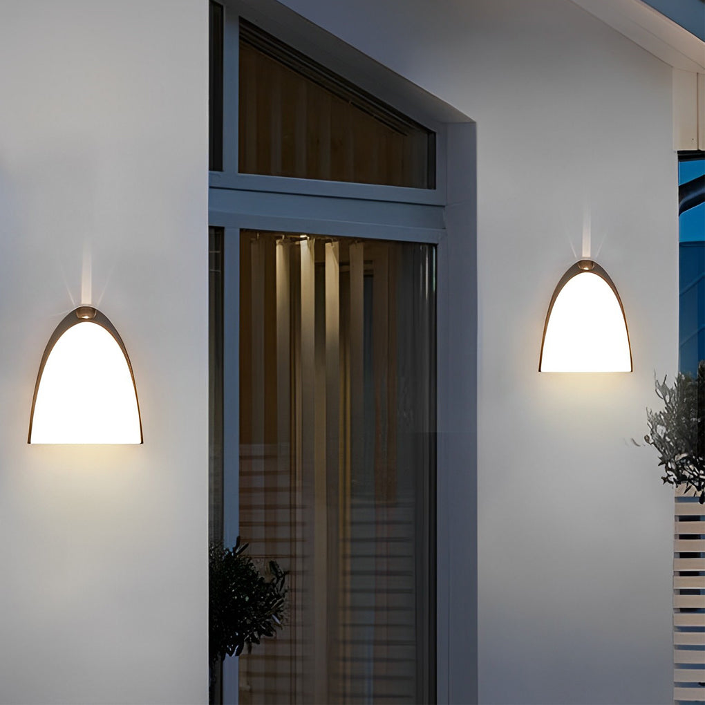 Creative LED Waterproof Aluminum Black Modern Outdoor Wall Sconce Lighting - Lamp Outdoor