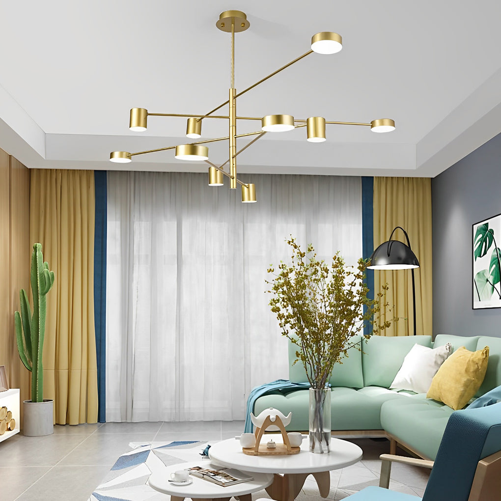 Minimalist Nordic Geometric Pendant Light Metal Acrylic Ceiling Lights - Lamp Outdoor