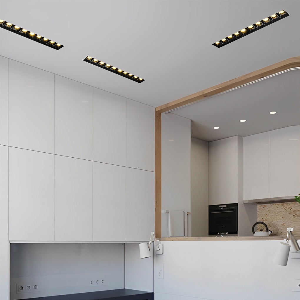 Linear Trimless Recessed Spotlight Magnetic COB Profile Unvisible LED Downlight - Lamp Outdoor