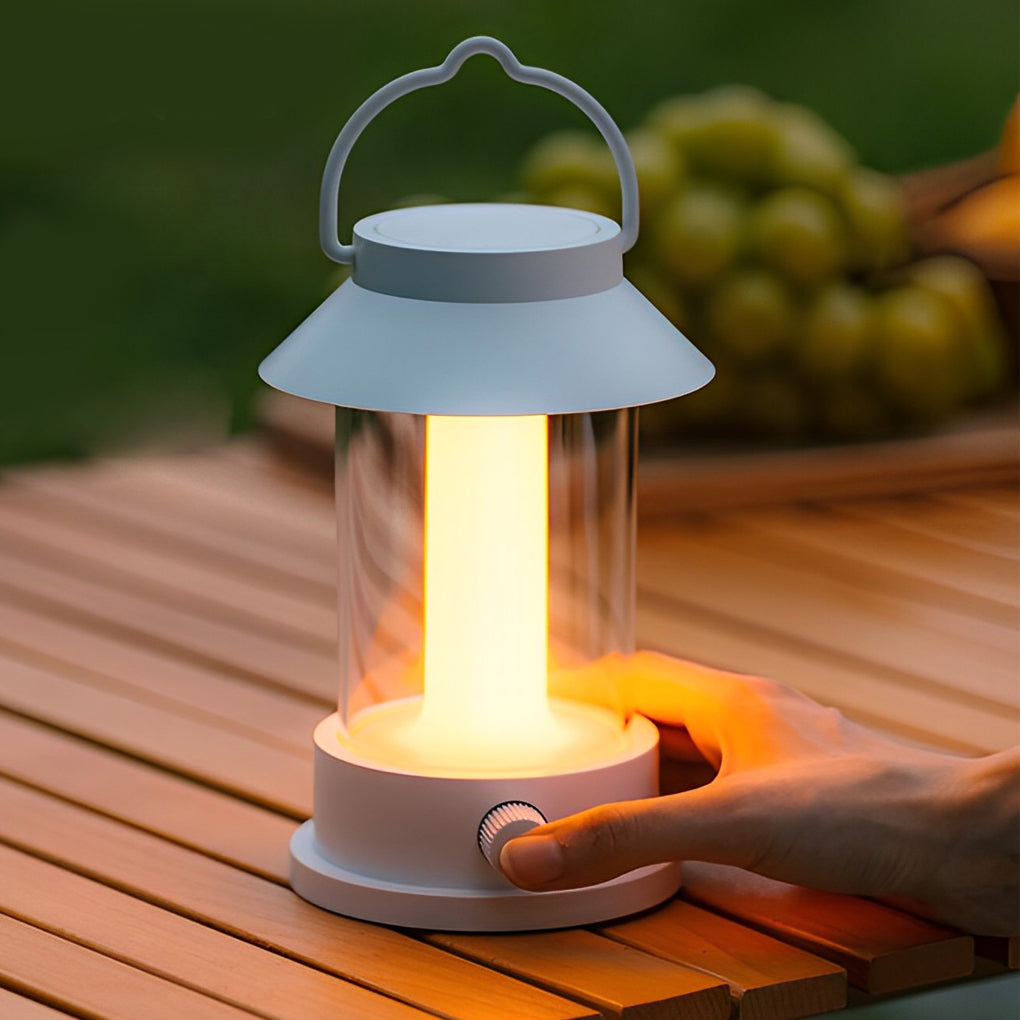 Portable Waterproof Dimmable LED USB Rechargeable Outdoor Lanterns - Lamp Outdoor