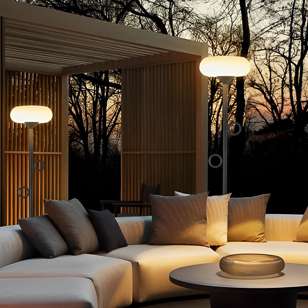 Remote Control LED Outdoor Rod Floor Accent Lamp - Lamp Outdoor