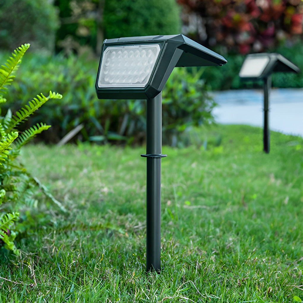 2PCS Waterproof IP65 LED Black Modern Solar Lights Outdoor Lawn Lamp - Lamp Outdoor