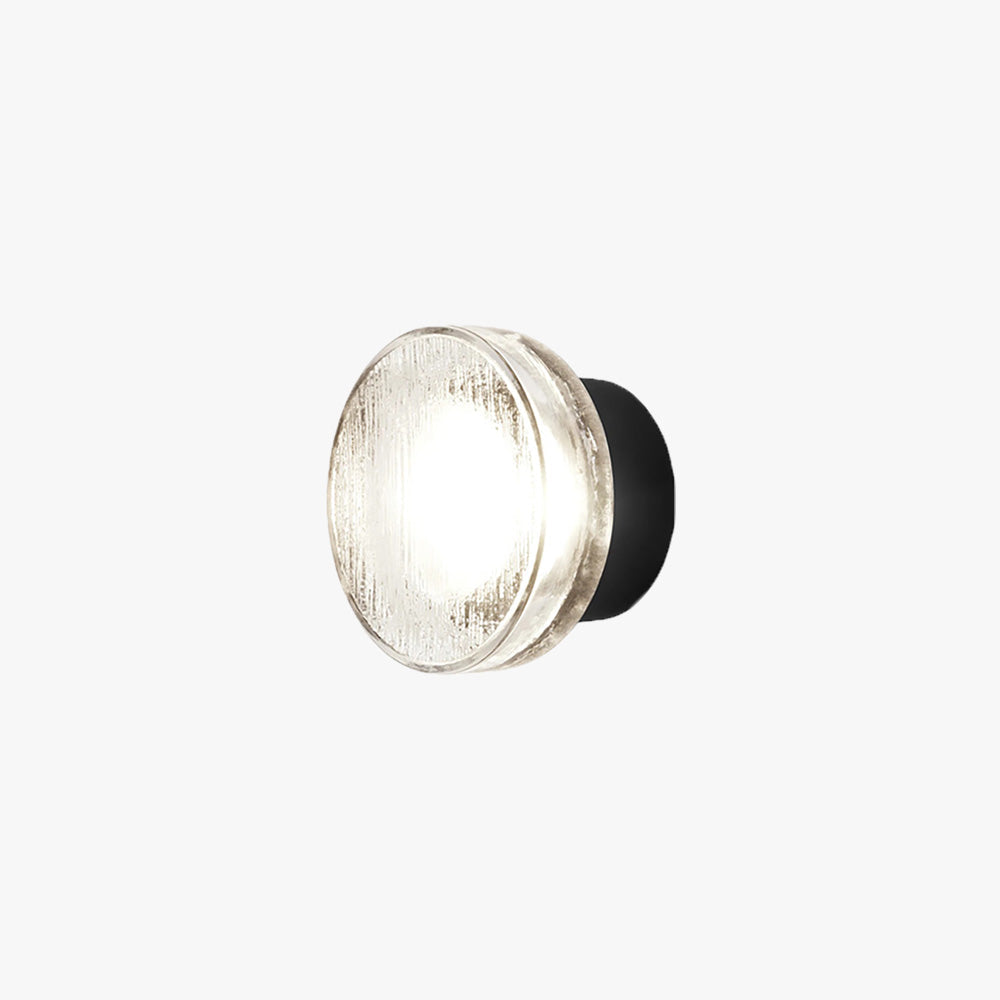 Valentina Modern Mini Bubble Metal/Glass Outdoor Wall Lamp, Transparent - Lamp Outdoor