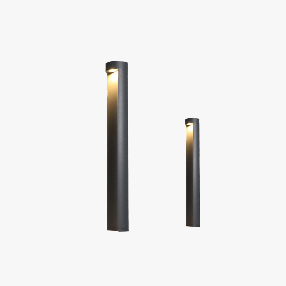 Ray Modern Metal Cylindrical Outdoor Path Light - Lamp Outdoor
