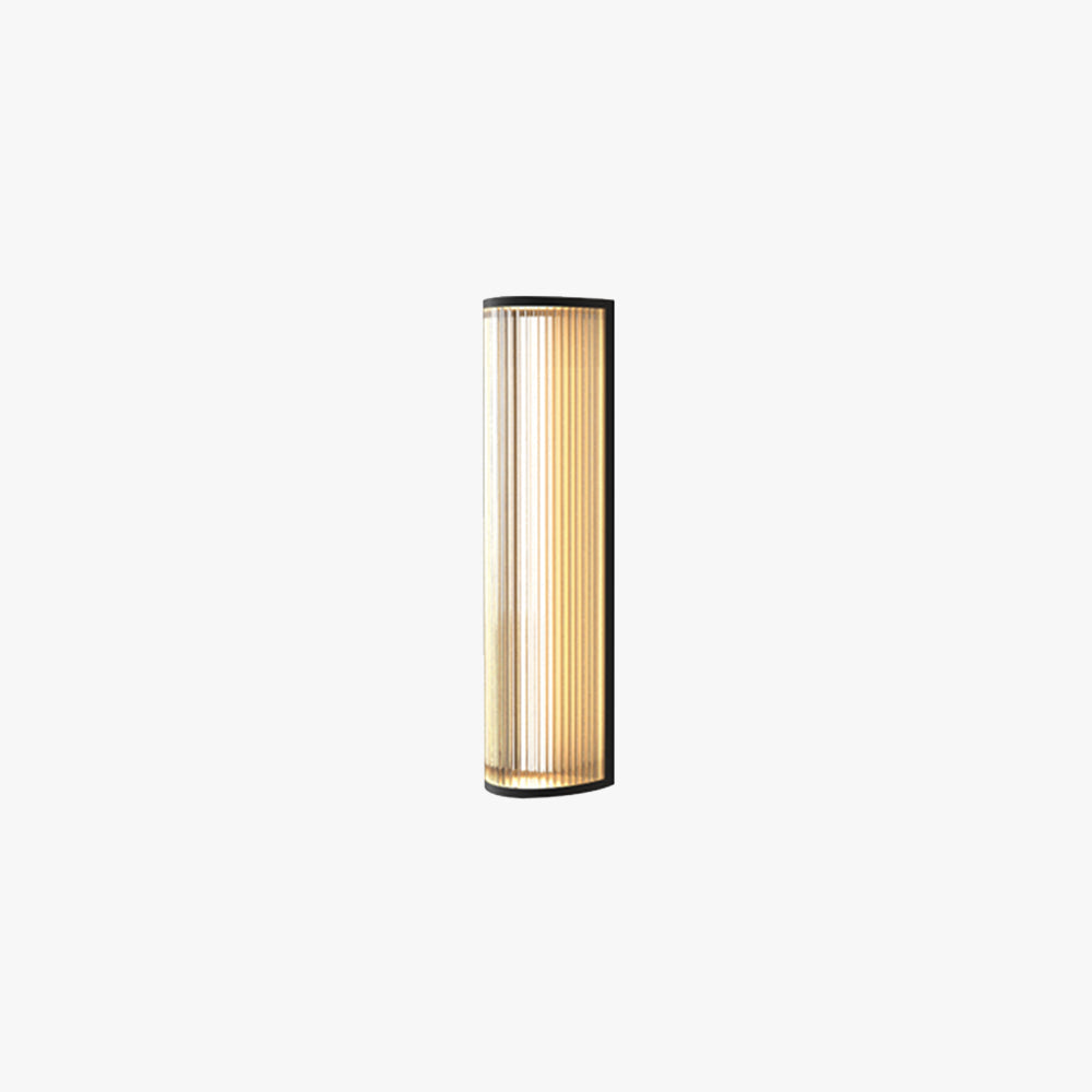 Ray Modern Semi-Cylindrical Outdoor Metal Wall Lamp - Lamp Outdoor