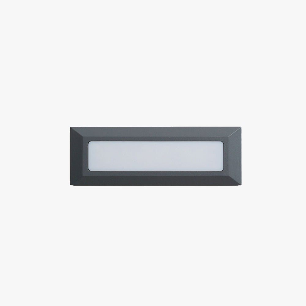 Ray Modern Metal Rectangular Outdoor Deck Step Light - Lamp Outdoor