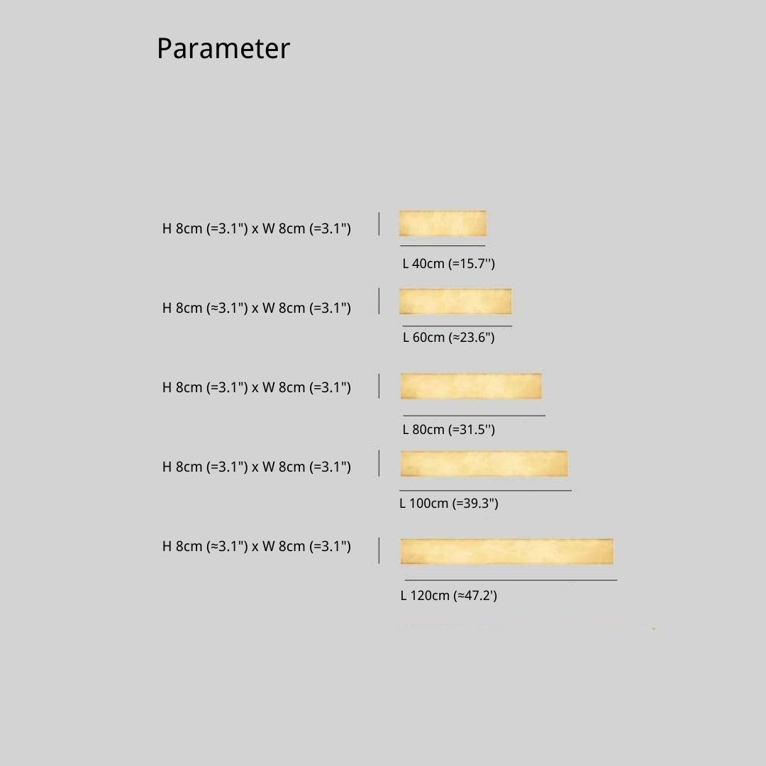 Arisha Modern Rectangular Marble Outdoor Wall Lamp - Lamp Outdoor