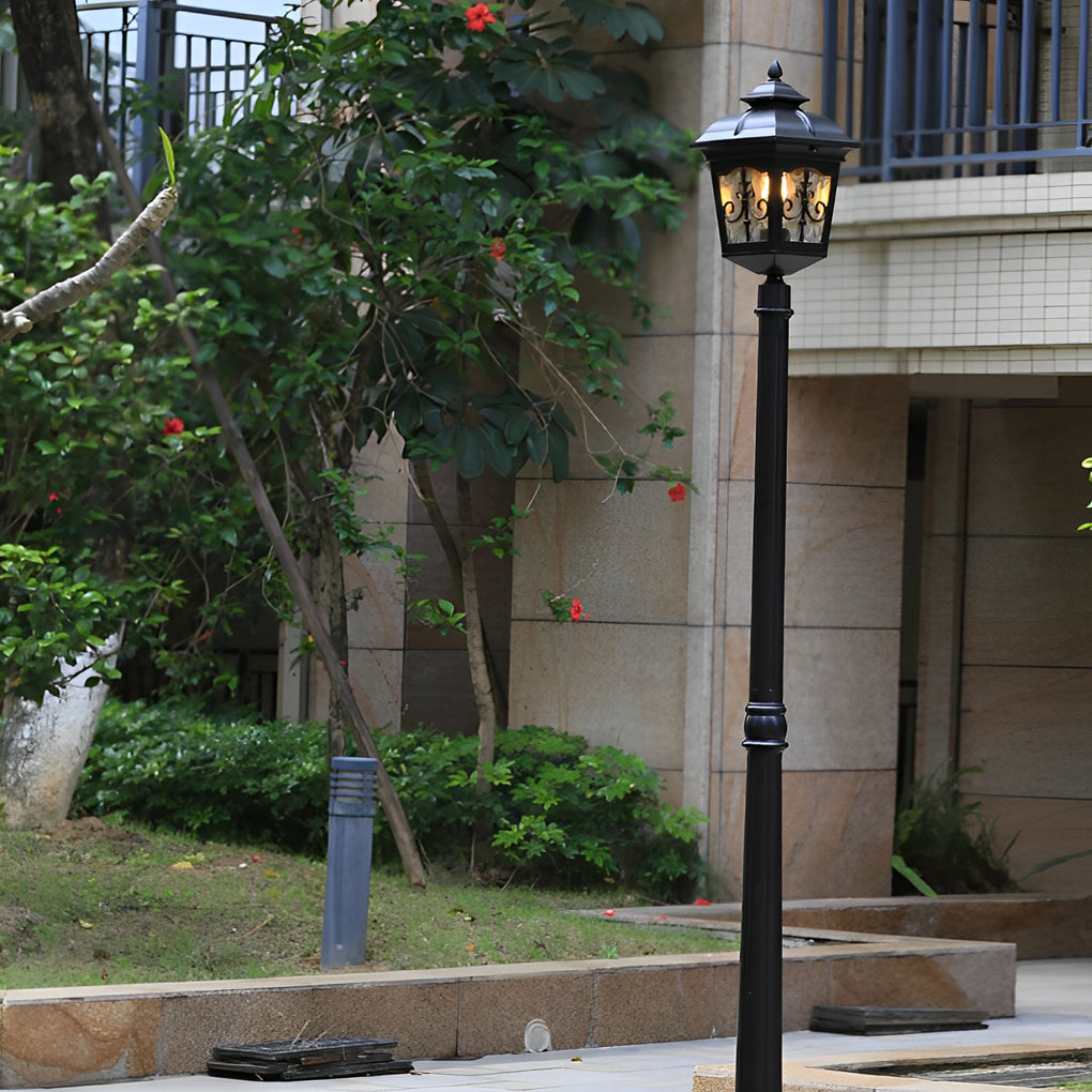 Retro Minimalist LED Waterproof European Style Garden Lamp Post Lights - Lamp Outdoor