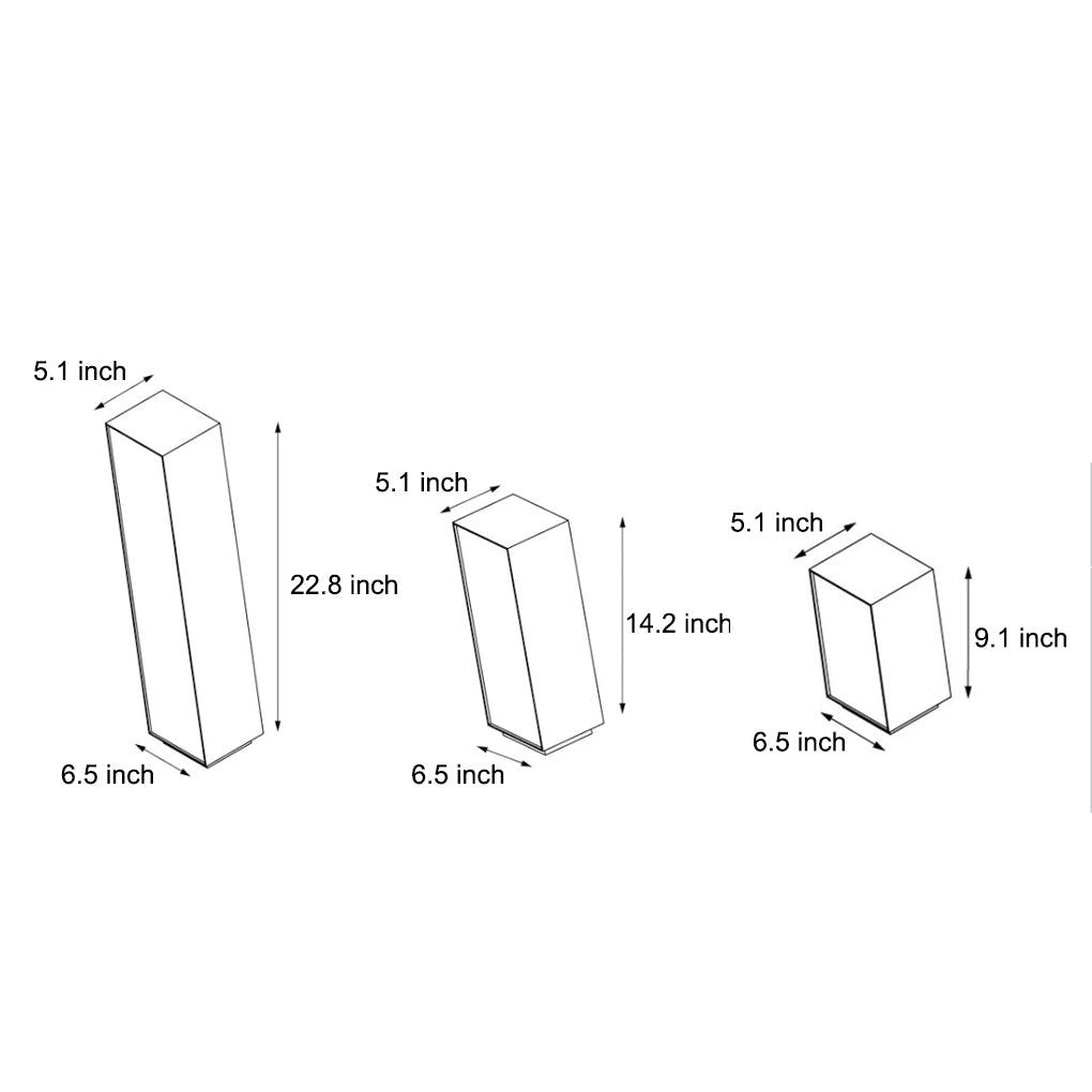 Artistic Cuboid Inclined LED Outdoor Lawn Lamp - Lamp Outdoor