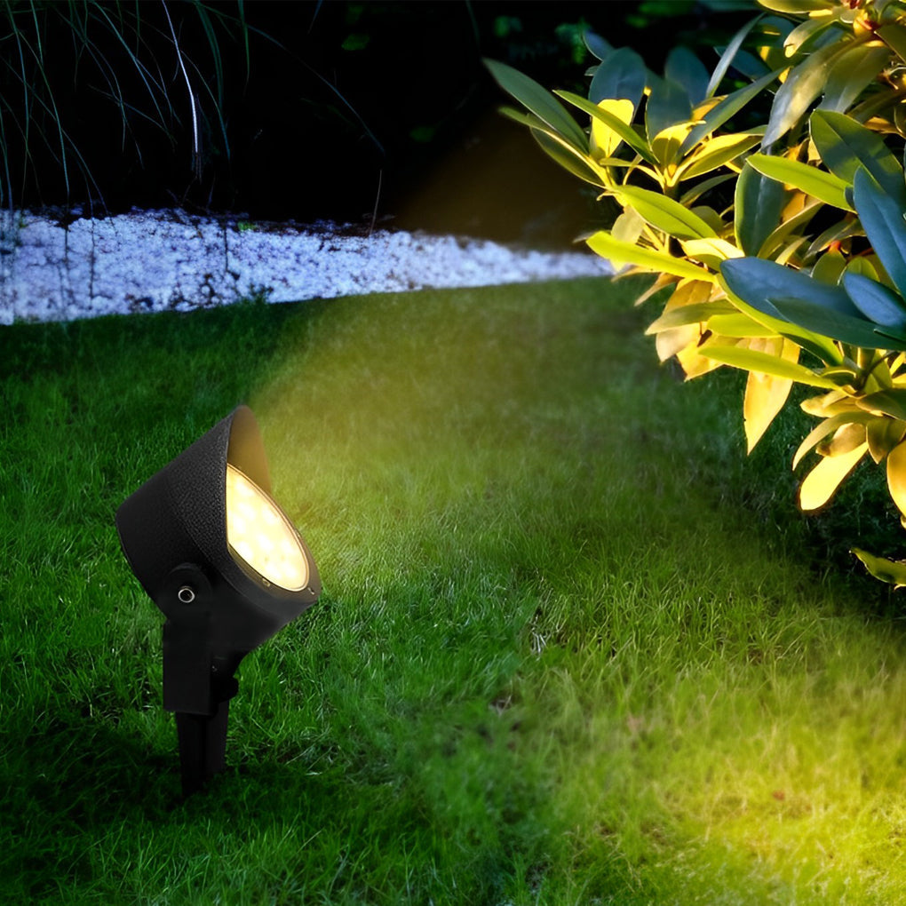Adjustable Waterproof LED Anti-slip Black Modern Outdoor Spotlights - Lamp Outdoor