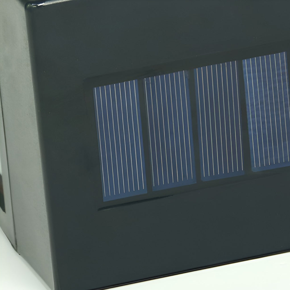 Rectangular Glass LED Waterproof Light-controlled Solar Wall Lamp - Lamp Outdoor