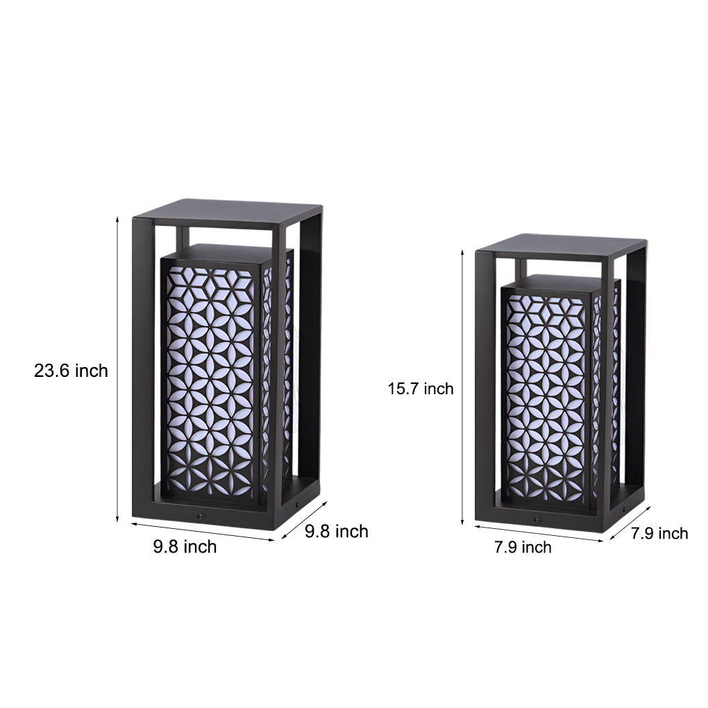 Galvanized Vintage Outdoor Pathway Lights Waterproof IP65 LED Lawn Lamps - Lamp Outdoor