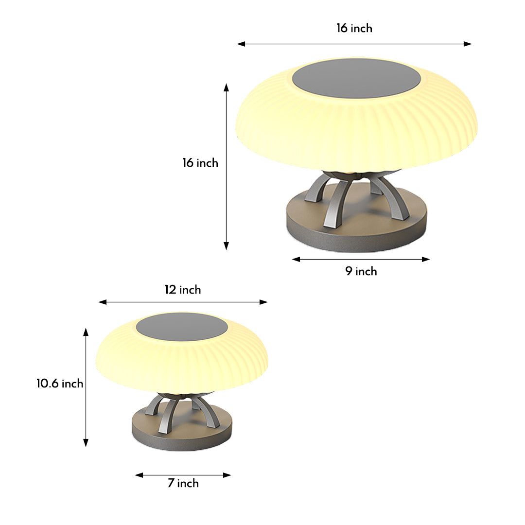Waterproof Arc Column Pillar Light Modern Style - Lamp Outdoor