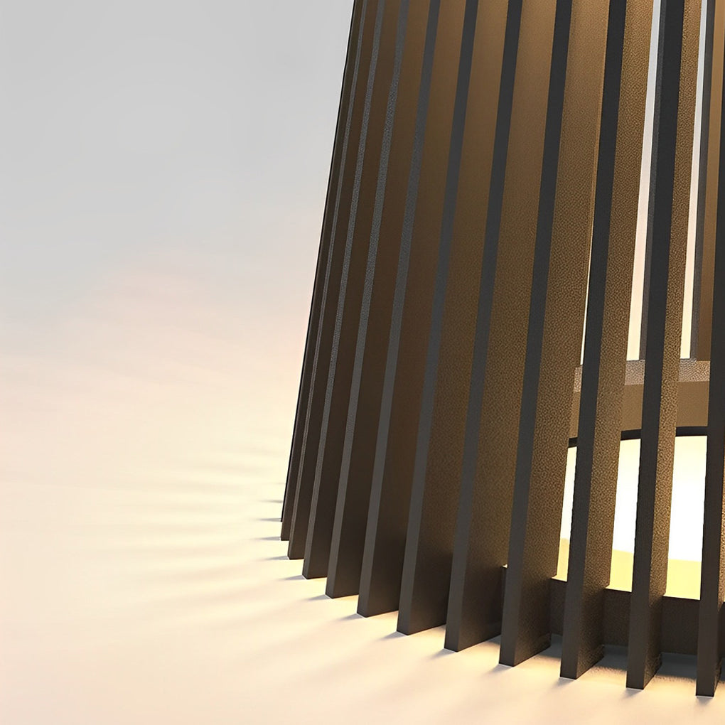 Waterproof Round Iron Cage Table RGB 16 Colors Solar Outdoor Lanterns - Lamp Outdoor