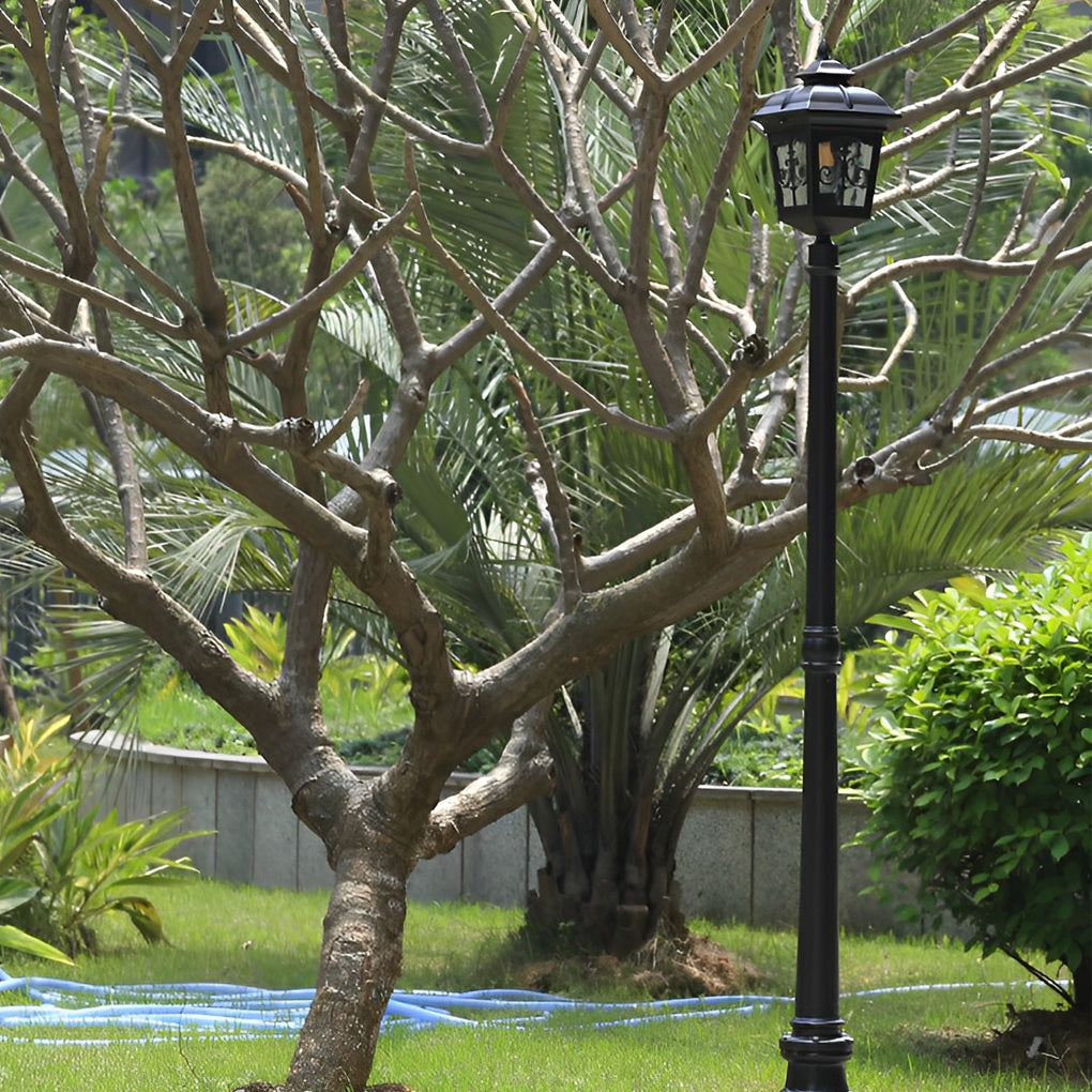 Retro Minimalist LED Waterproof European Style Garden Lamp Post Lights - Lamp Outdoor