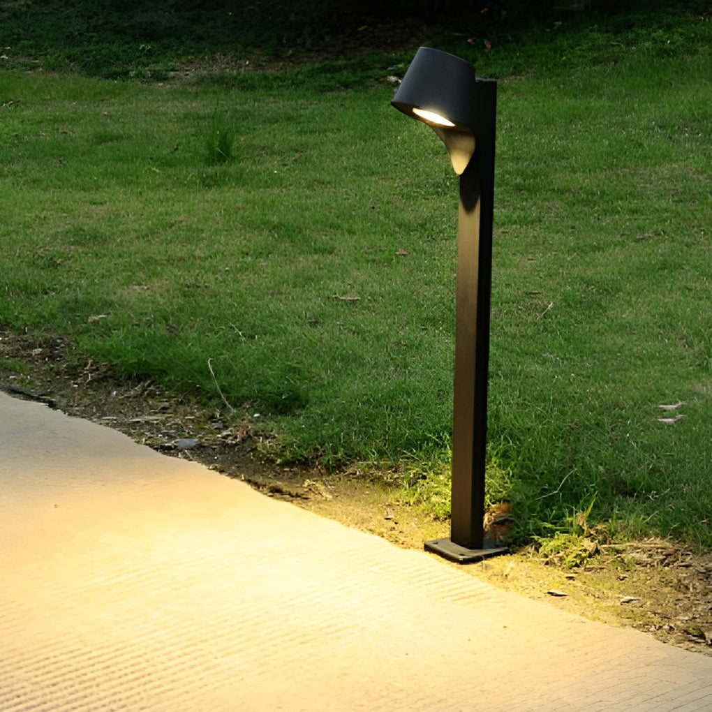 Sleek Black 10W LED Pathway Light Minimalist Outdoor Waterproof Lighting - Lamp Outdoor
