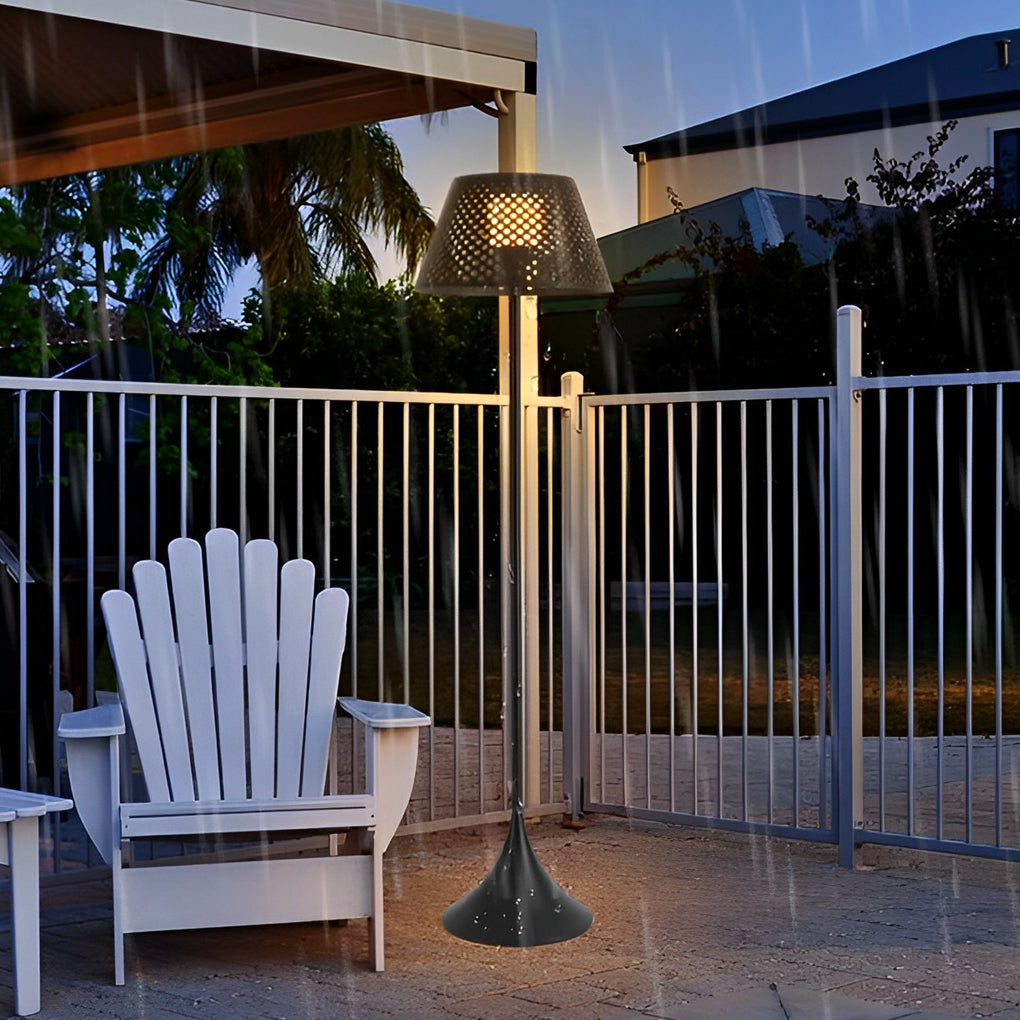 1-light Mesh Outdoor Floor Lamp - Lamp Outdoor