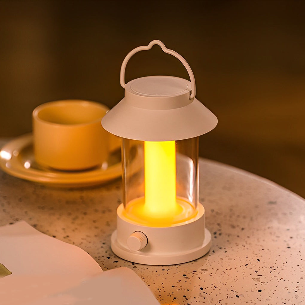 Portable Waterproof Dimmable LED USB Rechargeable Outdoor Lanterns - Lamp Outdoor