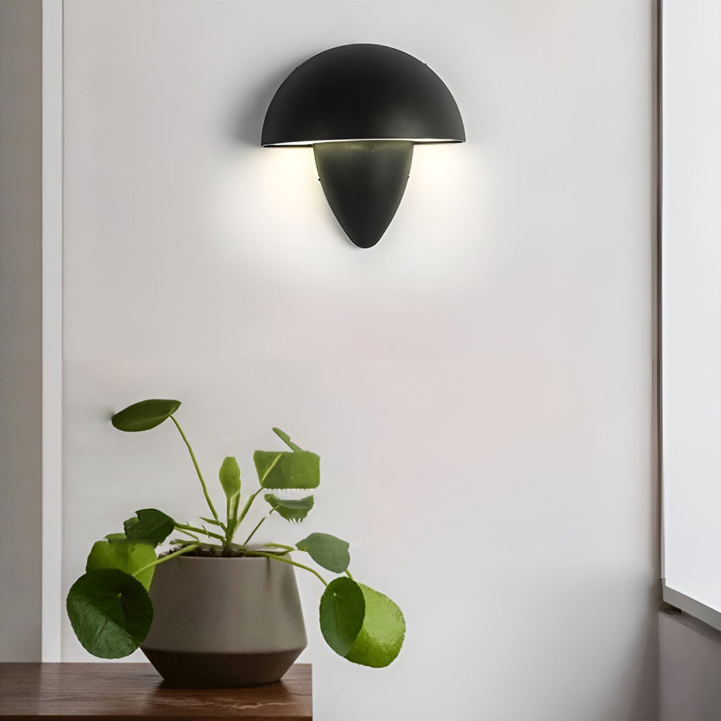 Mushroom Shaped Waterproof LED Modern Outdoor Wall Lamp Wall Lights Fixture - Lamp Outdoor