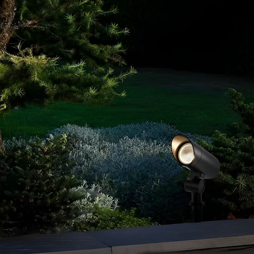 Waterproof Black Modern LED Spotlights Outdoor Spot Lights Lawn Lamp - Lamp Outdoor