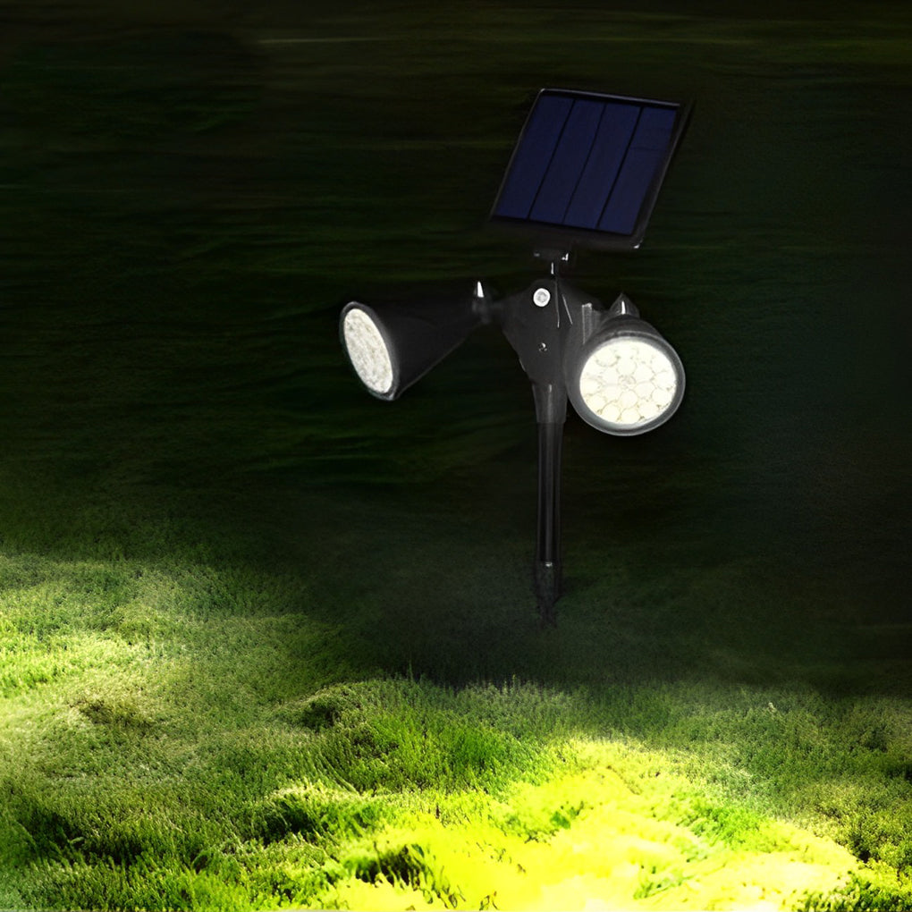 2 Lights Waterproof LED Intelligent Motion Sensor Solar Lawn Lights - Lamp Outdoor