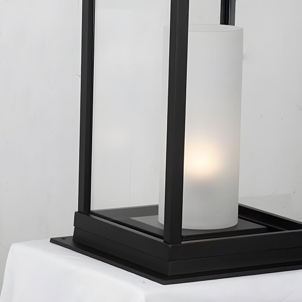 Modern Minimalist Square Post Light Waterproof - Lamp Outdoor