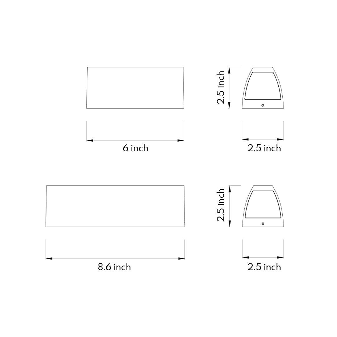 Black Outdoor Wall Sconce Modern Style - Lamp Outdoor