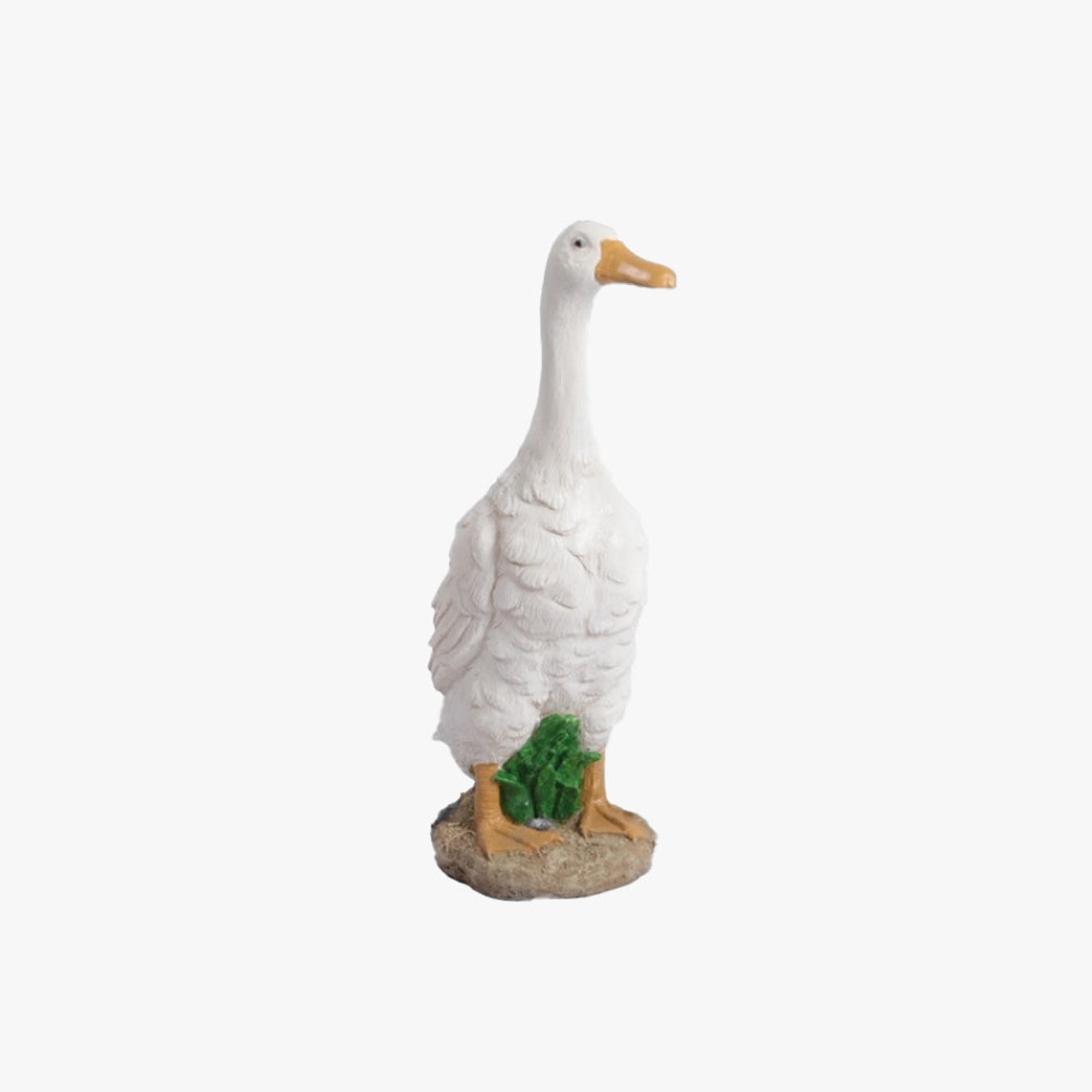 Arisha Modern Decorative Goose Resin Solar Garden Ground Light - Lamp Outdoor