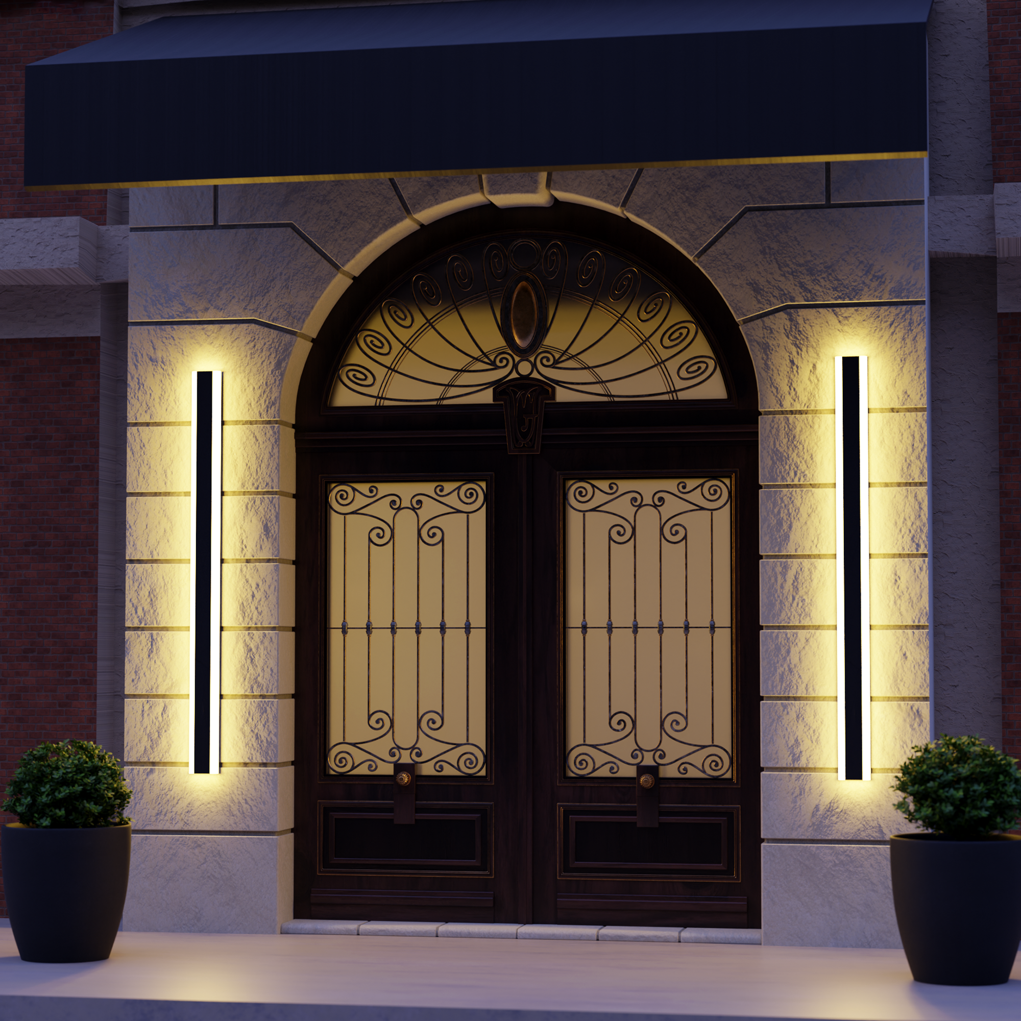 Ray Minimalist Outdoor Wall Lamp - Lamp Outdoor