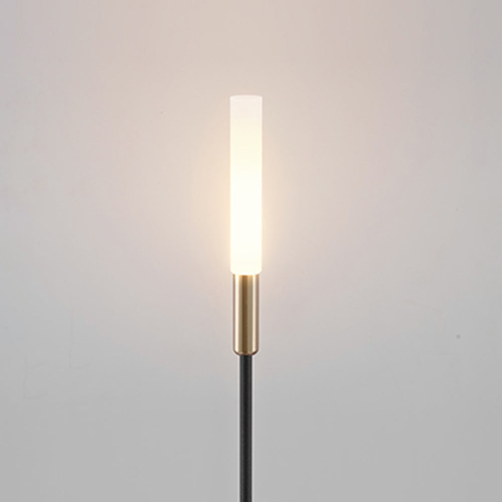 Ray Modern Metal Reed Solar Outdoor Post Light - Lamp Outdoor