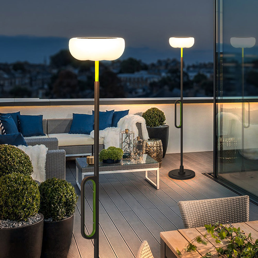 Ray Minimalist Flower Solar Rechargeable Floor Lamp - Lamp Outdoor