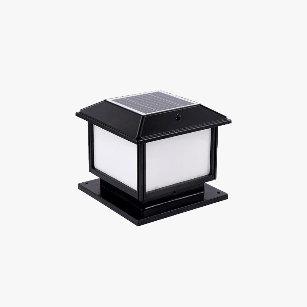 Ray Vintage Rectangle Metal Outdoor Solar Lamps Bronze - Lamp Outdoor
