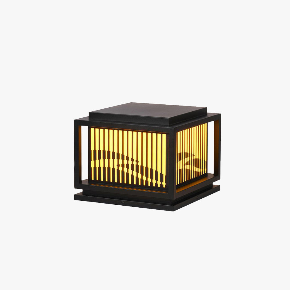 Ray Vintage LED Outdoor Light Post, Metal, Patio/Porch - Lamp Outdoor