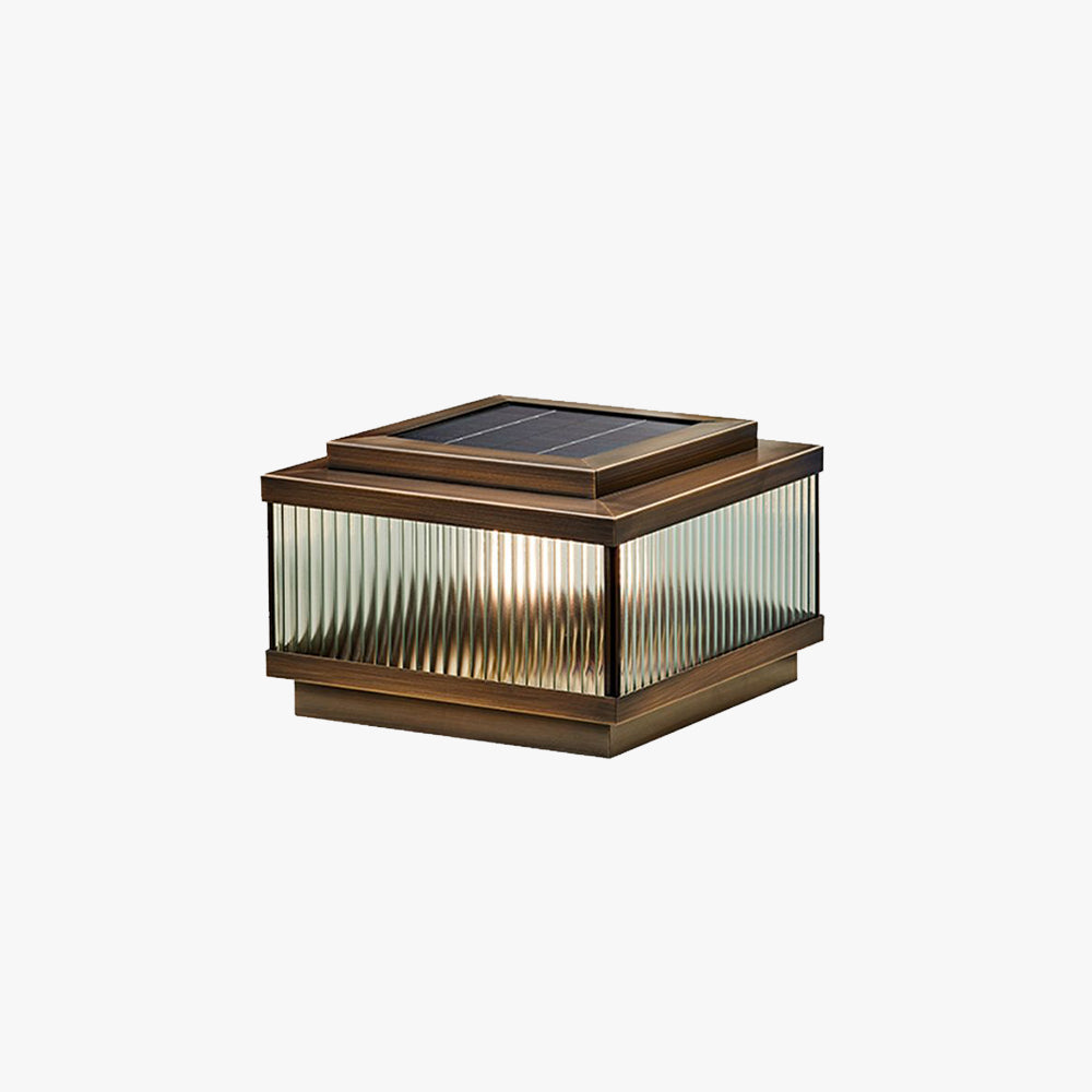 Ray Modern Rectangular Metal Outdoor Floor Lamp - Lamp Outdoor