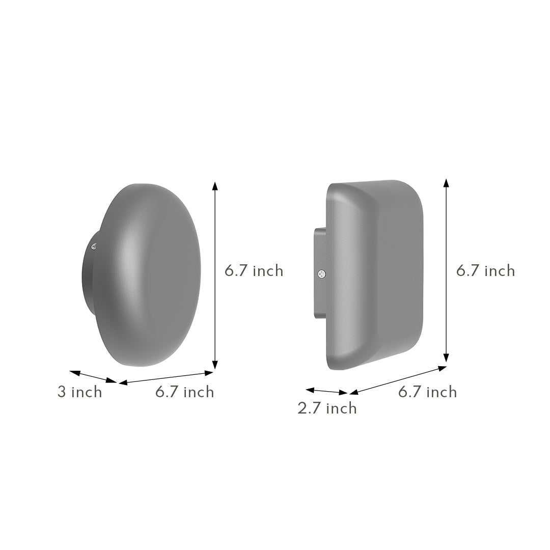 Waterproof Outdoor Wall Light Die-cast Aluminum Minimalist Geometric style - Lamp Outdoor